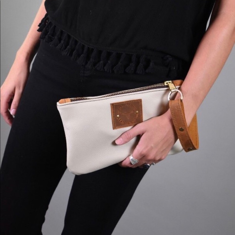 Handmade Wrist leather bag